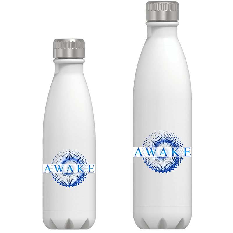 AWAKE WATER STAINLESS STEEL SPORTS BOTTLE